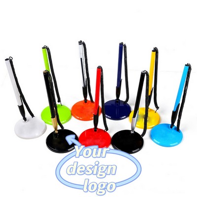 Counter Ballpoint Base Fixed Desktop Sticky Pen