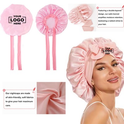 Elegant Satin Sleep Cap