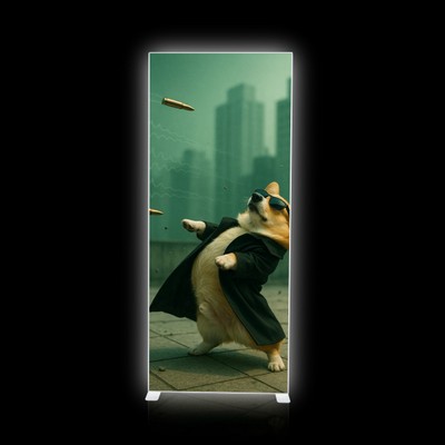 PVC SEG Lightbox Tooless Double Sided Print(Frame+Fabric)