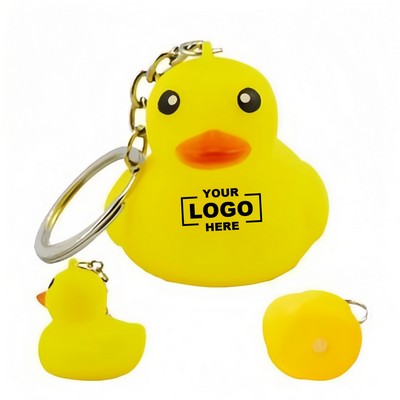 Adorable Yellow Duck Keychain