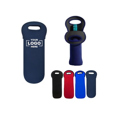 Neoprene Wine Bottle Sleeve - Insulated Carrier