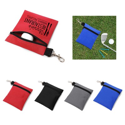Zip Golf Tee / Ball Bag