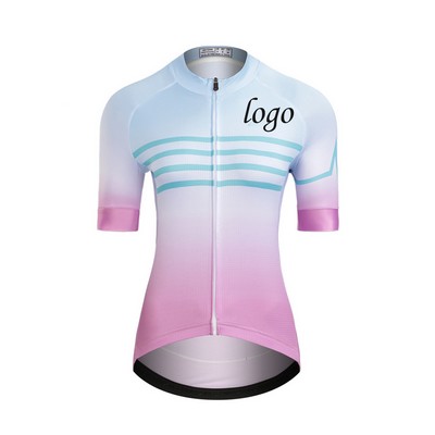 Unisex Full-Color Sublimated Custom Cycling Jersey