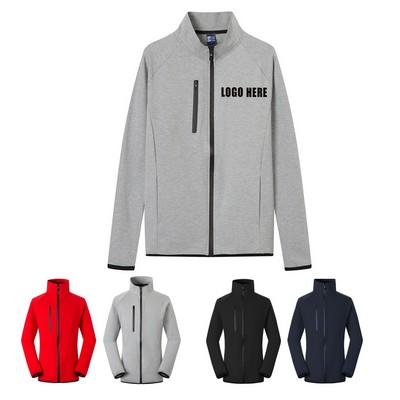 Ladies Brushed Fleece Full-Zip Jacket