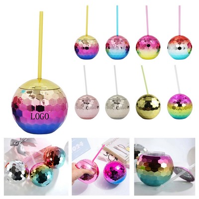 20oz Disco Ball Tumbler with Straw