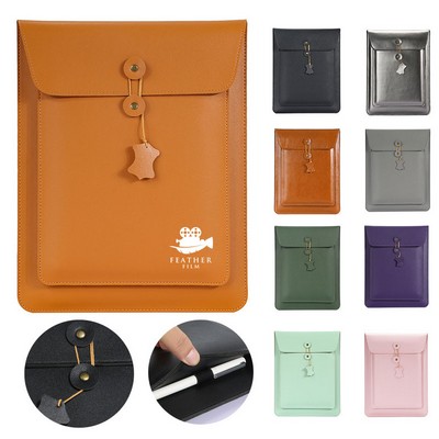 13" PU Leather Document Holder For A4 Files