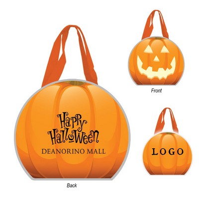 Spooky Glow Halloween Pumpkin Tote Bag