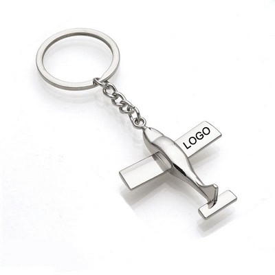 3D New Metel Airplane Keychain
