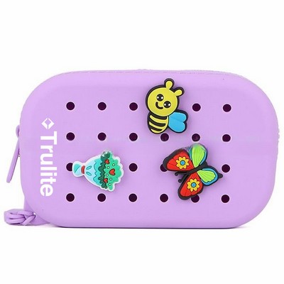 Silicone DIY Hole-patterned Storage Bag