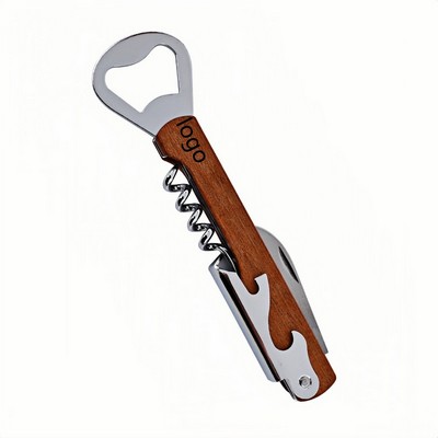Creative Multi-Function Wine Opener – Plastic and Metal Corkscrew for Champagne and Bottles