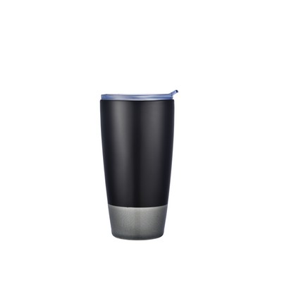 Endura 12 oz Black Double Wall Ceramic Tumbler
