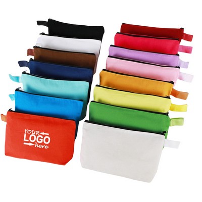 Canvas Makeup Bag