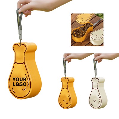 Bone Shape Pet Water Bottle 7 Ounce With 0.2 Pound Food Compartment