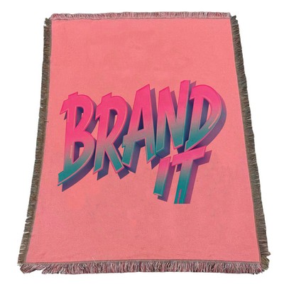 Full Color Tapestry Tassel Throw Blanket