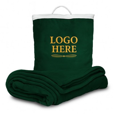 Custom Embraided Mink Touch Luxury Blanket ( 50"W X 60"H )