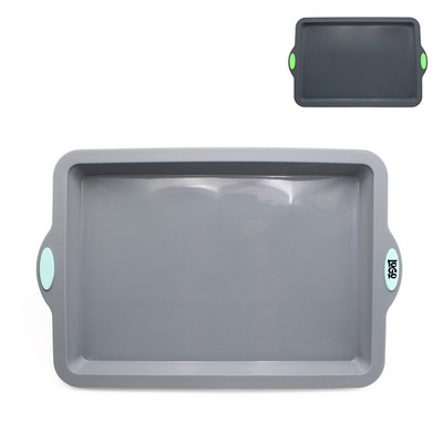 Rectangular Silicone Cookie Cake Baking Tray
