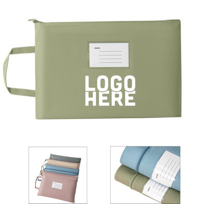 Oxford File Bag with Handle