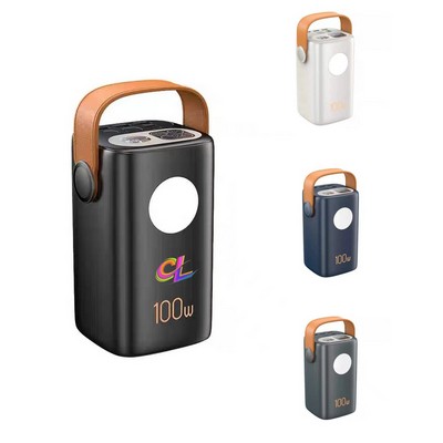 Portable High Capacity Power Bank 60000mAh Fast Charging 100W