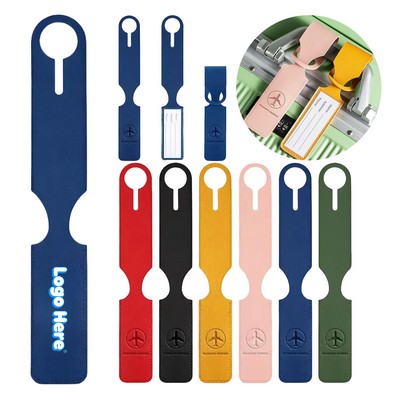 Premium Leather Luggage Tag