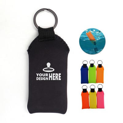 Buoyant Neoprene Boat Keychain Floating for Scuba Diving & Water Sports