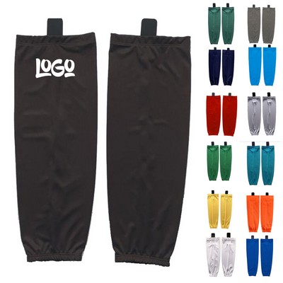 Single Layer Solid Color Ice Hockey Socks