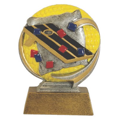 Cornhole Action Award, 5"H