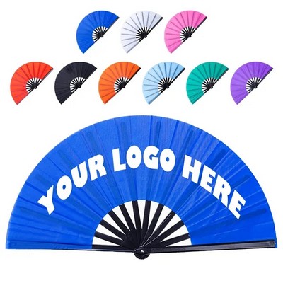 Custom Folding Advertising Hand Fan(Ocean)