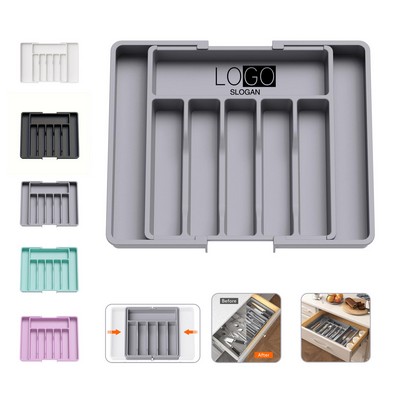 Large Silverware Drawer Organizer