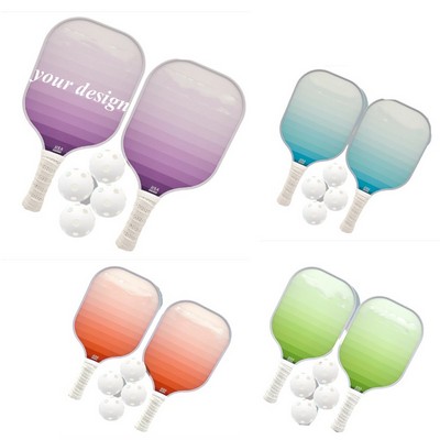 Fiberglass Pickleball Paddle & Ball Set