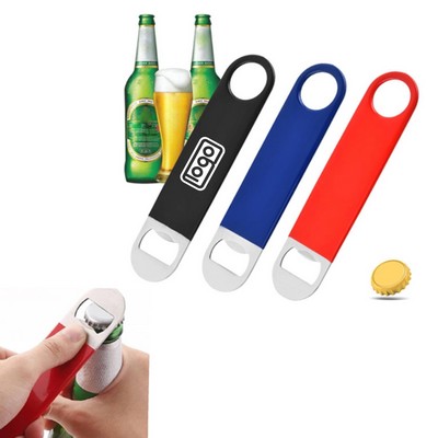 Flat Stainless Steel Bottle Opener