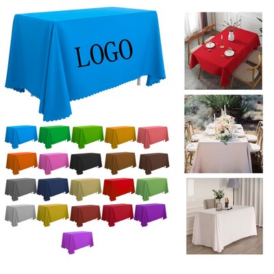 Customized Logo Elastic Polyester Tablecloth