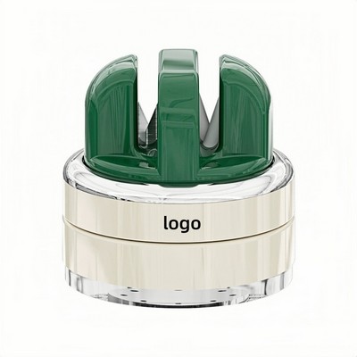 Wall-Mounted Suction Knife Sharpener with Dual Grit for Knives and Scissors