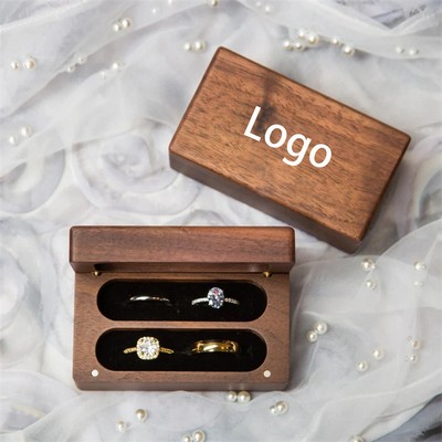 Solid Wood Ring Storage Box