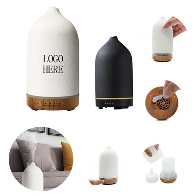 Wood Grain Ceramic Ultrasonic Humidifier