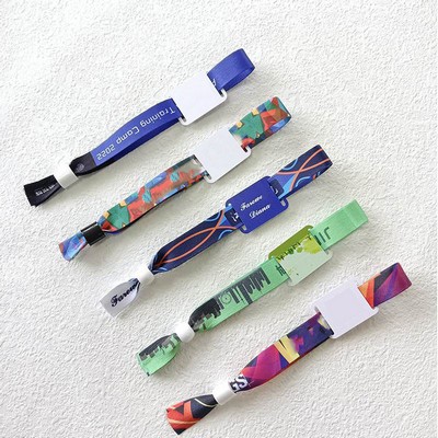 Durable Fabric Satin Webbing Wristbands