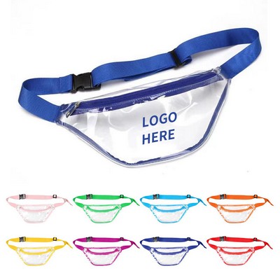 Transparent PVC Athletic Waist Pack
