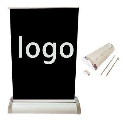 12" x 16.5" Custom Tabletop Retractable Banner Stand