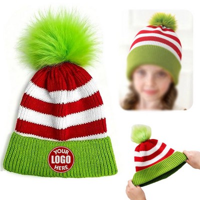Children's Christmas Knitted Hat