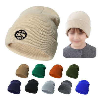 Custom Kids Woolen Knitted Beanie