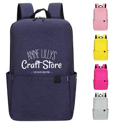 Water-Resistant Polyester Backpack