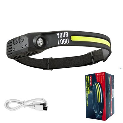 Gesture Sensing Headlamp Rechargeable
