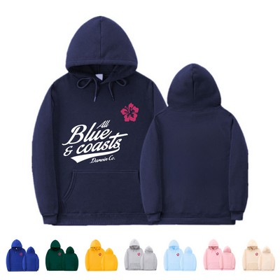 Cotton/Poly Hooded Fleece Sweatshirt