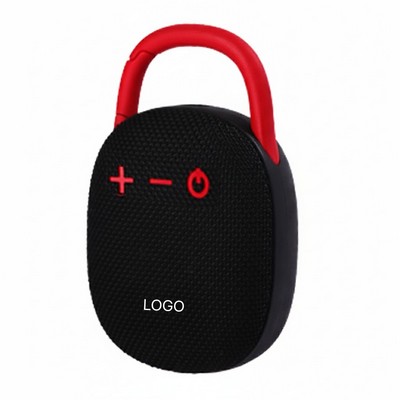 Portable Waterproof Outdoor Mini Bluetooth Speaker with Clip and Card Play