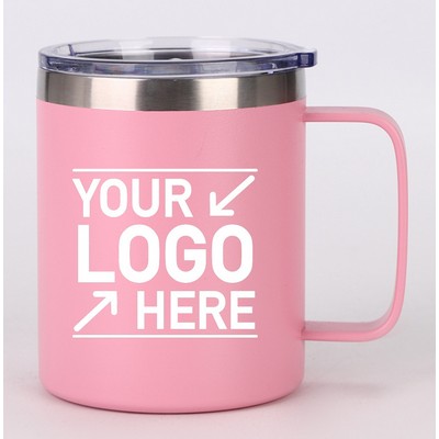 14oz Stainless Steel Mug with Handle
