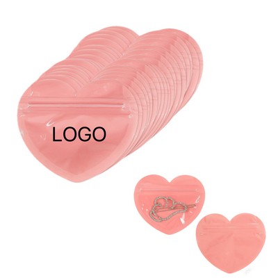 PVC Heart Jewelry Small Bag