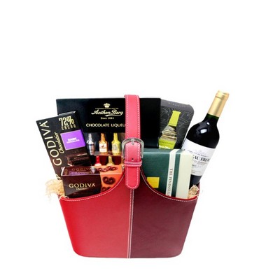 12" Pu Leather Carrying Storage Bin - By Boat