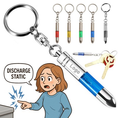 1st Generation Bullet-Shaped Anti-Static Keychain