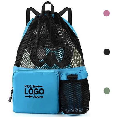 Durable Mesh Drawstring Bag