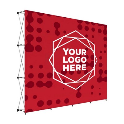8' X 8' FR Heavy Knit Pop-Up Banner (Dye Sublimation Print)