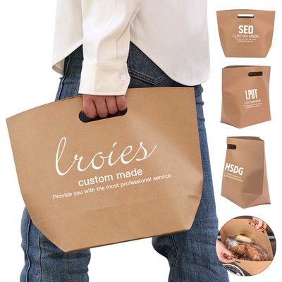 Kraft Die Cut Handle Bag